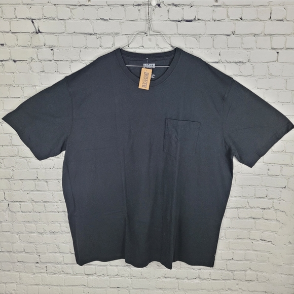 DULUTH TRADING CO. | longtail crewneck short sleeve single pocket tee t-shirt - Picture 1 of 4